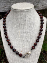 Load image into Gallery viewer, Red Tiger Eye Necklace Set
